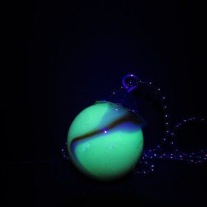 Burmese Vintage uranium marble pendant